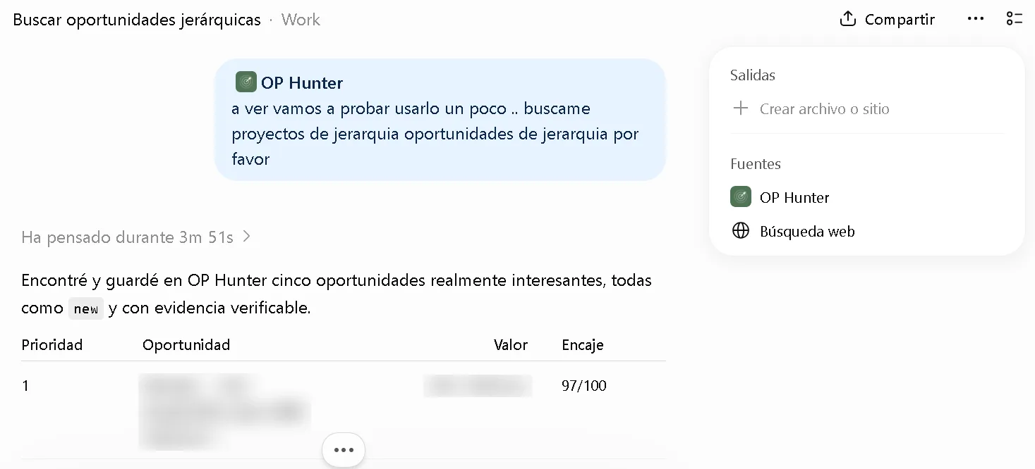 Opportunity Hunter - KI-Agent, der Chancen aufspürt
