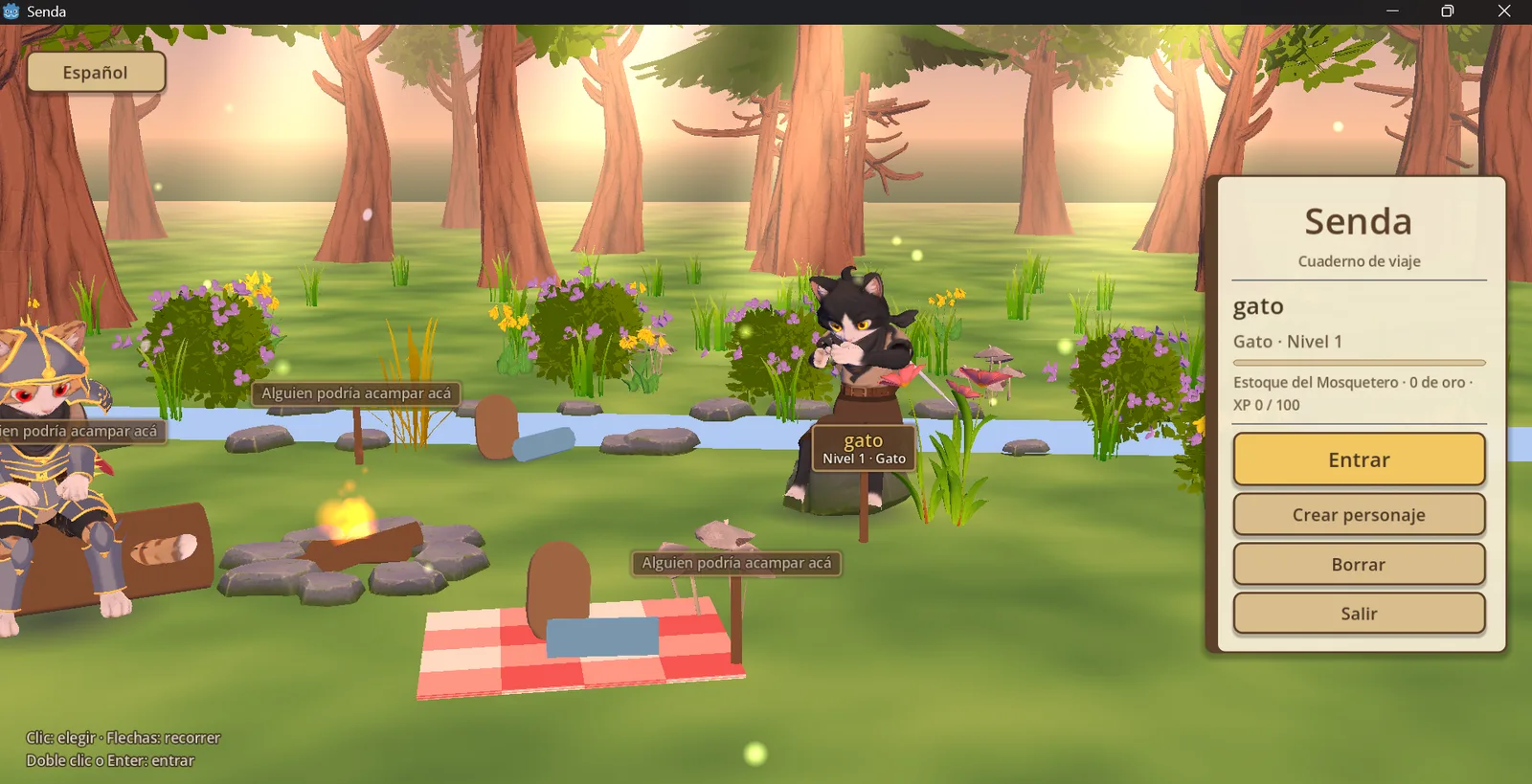 Senda - RPG 3D multijugador (en desarrollo)
