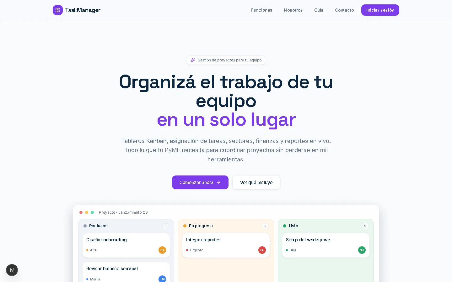 TaskManager - Project Management